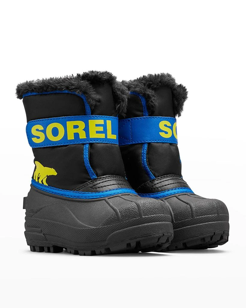商品SOREL|Kid's Commander Grip-Strap Fleece Snow Boots, Toddlers/Kids,价格¥478,第2张图片详细描述