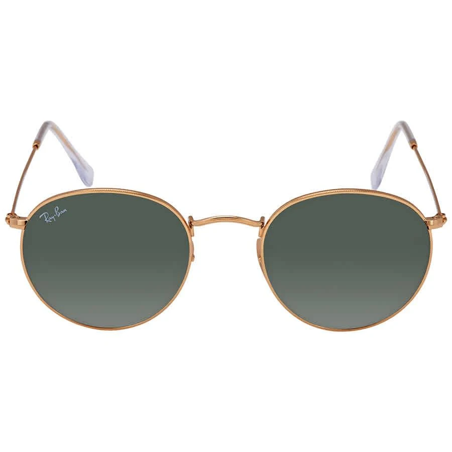 商品Ray-Ban|Round Metal Green Classic G-15 Unisex Sunglasses RB3447N 001 50,价格¥710,第1张图片
