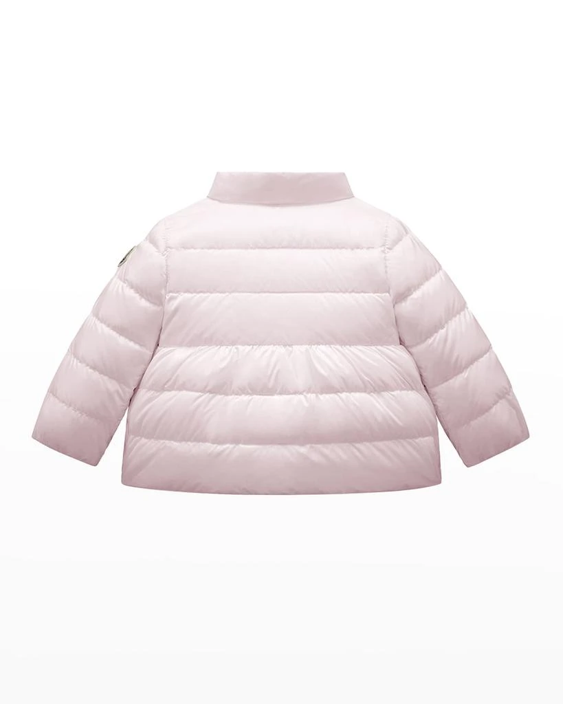 商品Moncler|Girl's Joelle Logo Quilted Jacket, Size 12M-3,价格¥2777,第2张图片详细描述