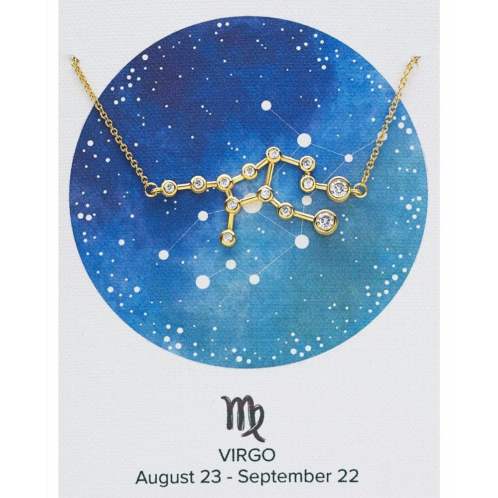商品Sterling Forever|Women's When Stars Align Constellation Necklace in 14k Gold Plate,价格¥514,第2张图片详细描述