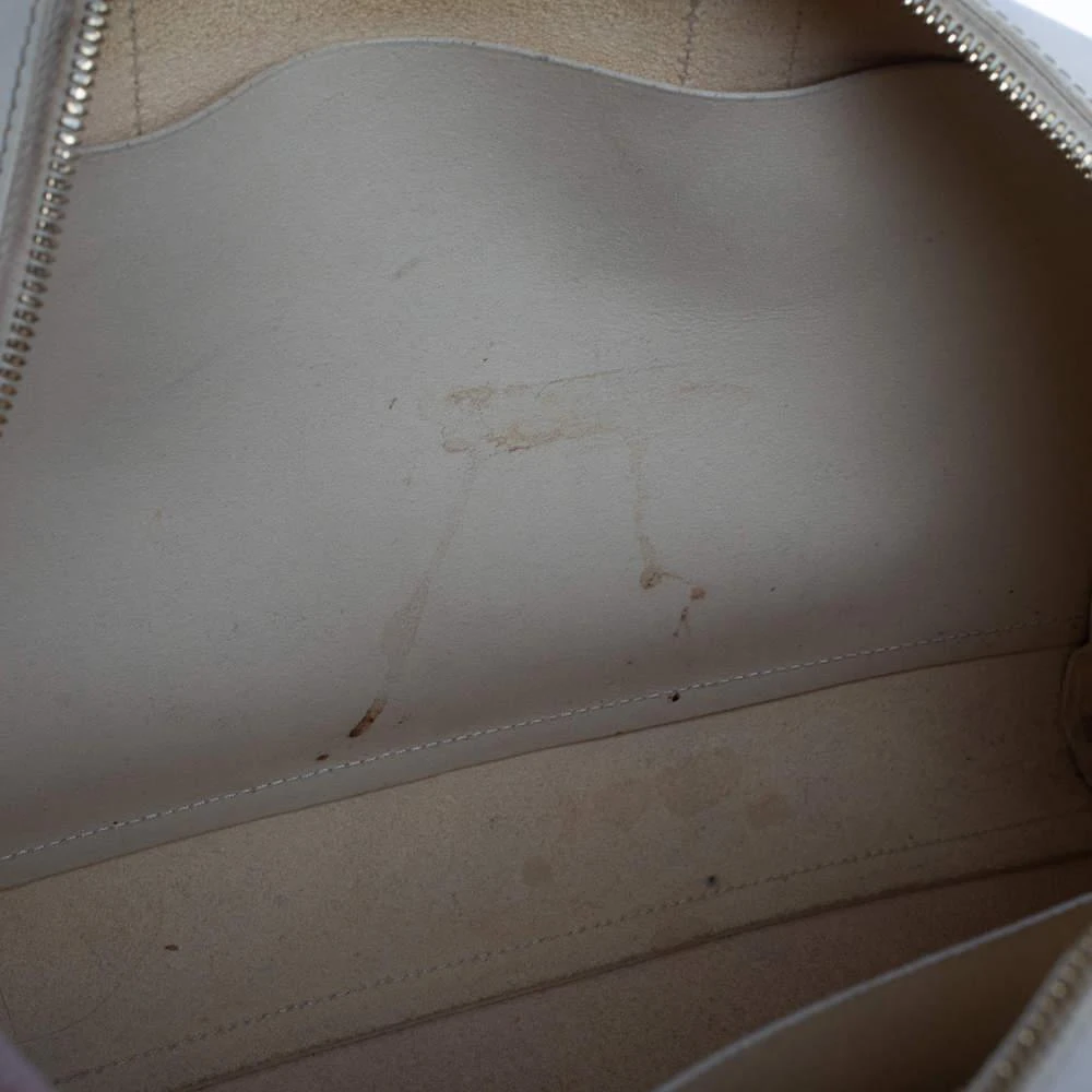 Ralph Lauren Cream White Leather Stirrup Boston Bag 商品