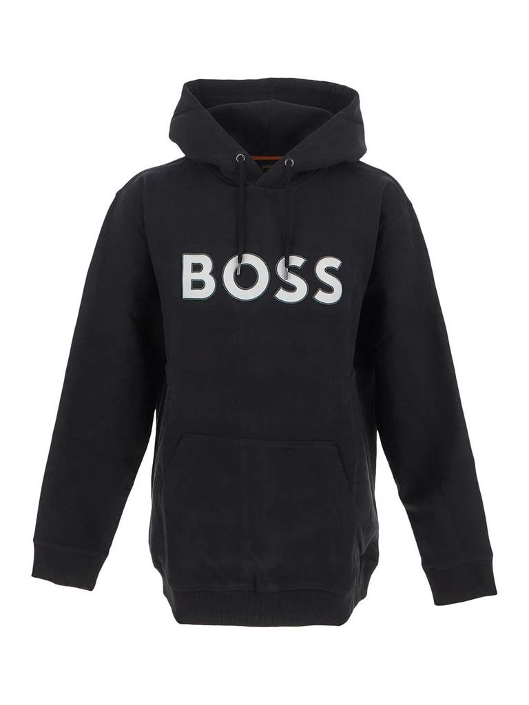 商品Hugo Boss|Logo Hooded Sweatshirt,价格¥1510,第1张图片