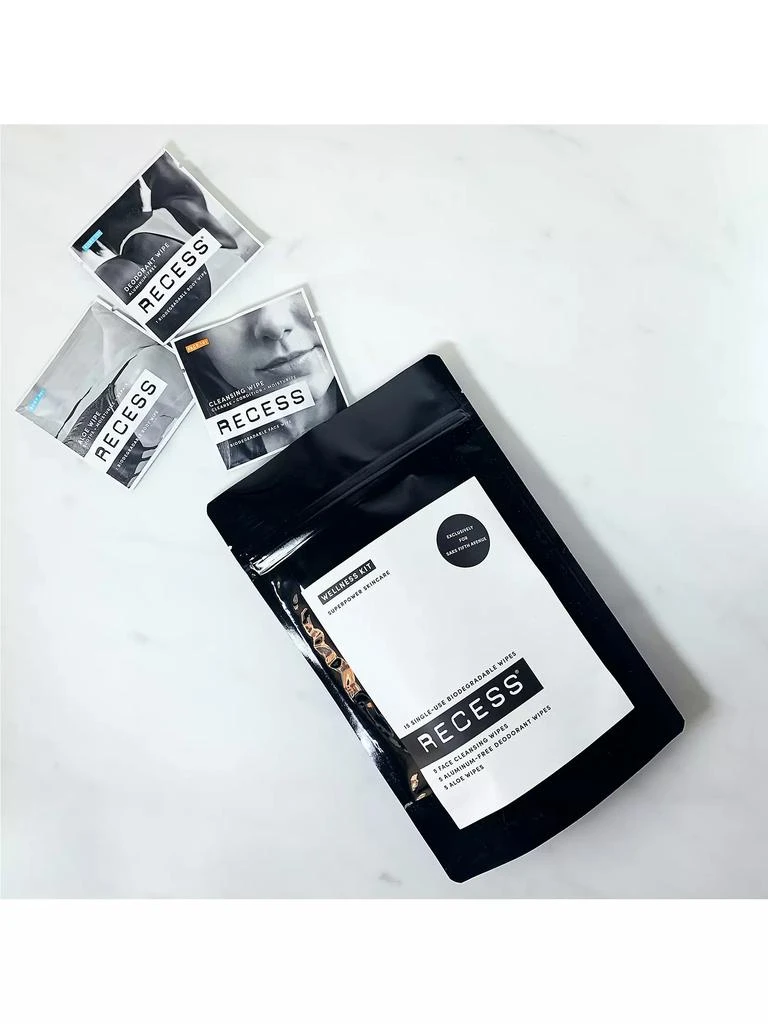 商品Recess|Wellness Kit 15 Single-Use Biodegradable Wipes,价格¥195,第4张图片详细描述