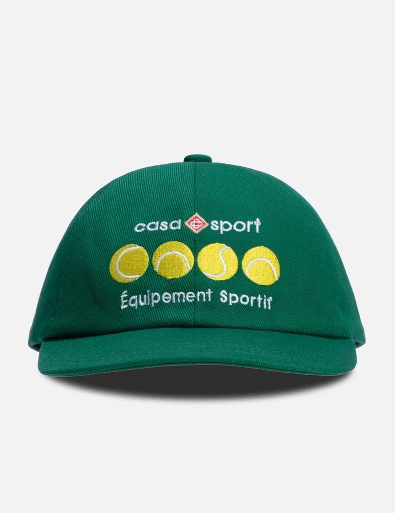 商品Casablanca|Casa Sport Tennis Balls Embreoiderd Cap,价格¥853,第1张图片