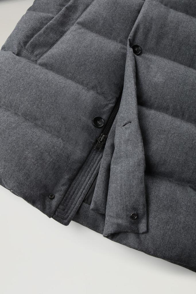 Luxe Long Parka in Vitale Barberis Canonico Wool商品第9张图片规格展示