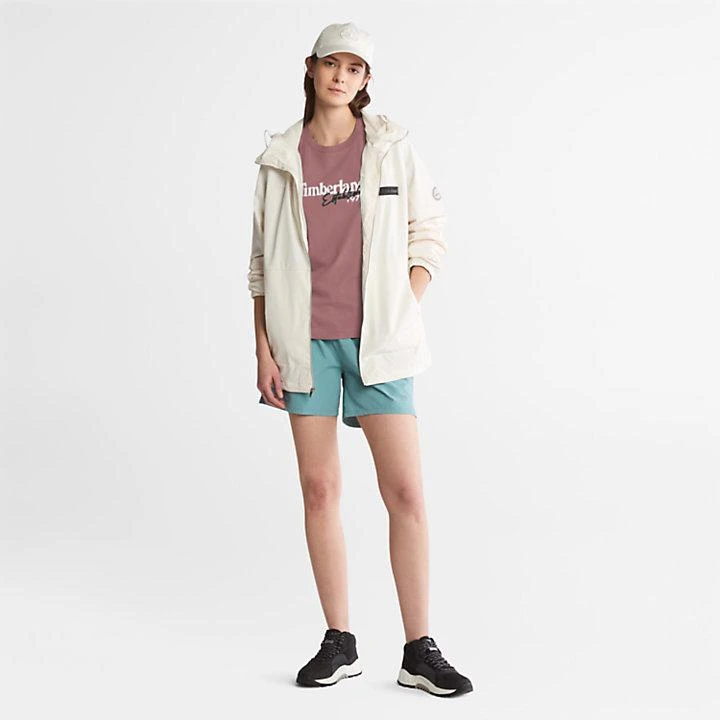 商品Timberland|Raglan-sleeve Logo T-Shirt for Women in Pink,价格¥117,第3张图片详细描述