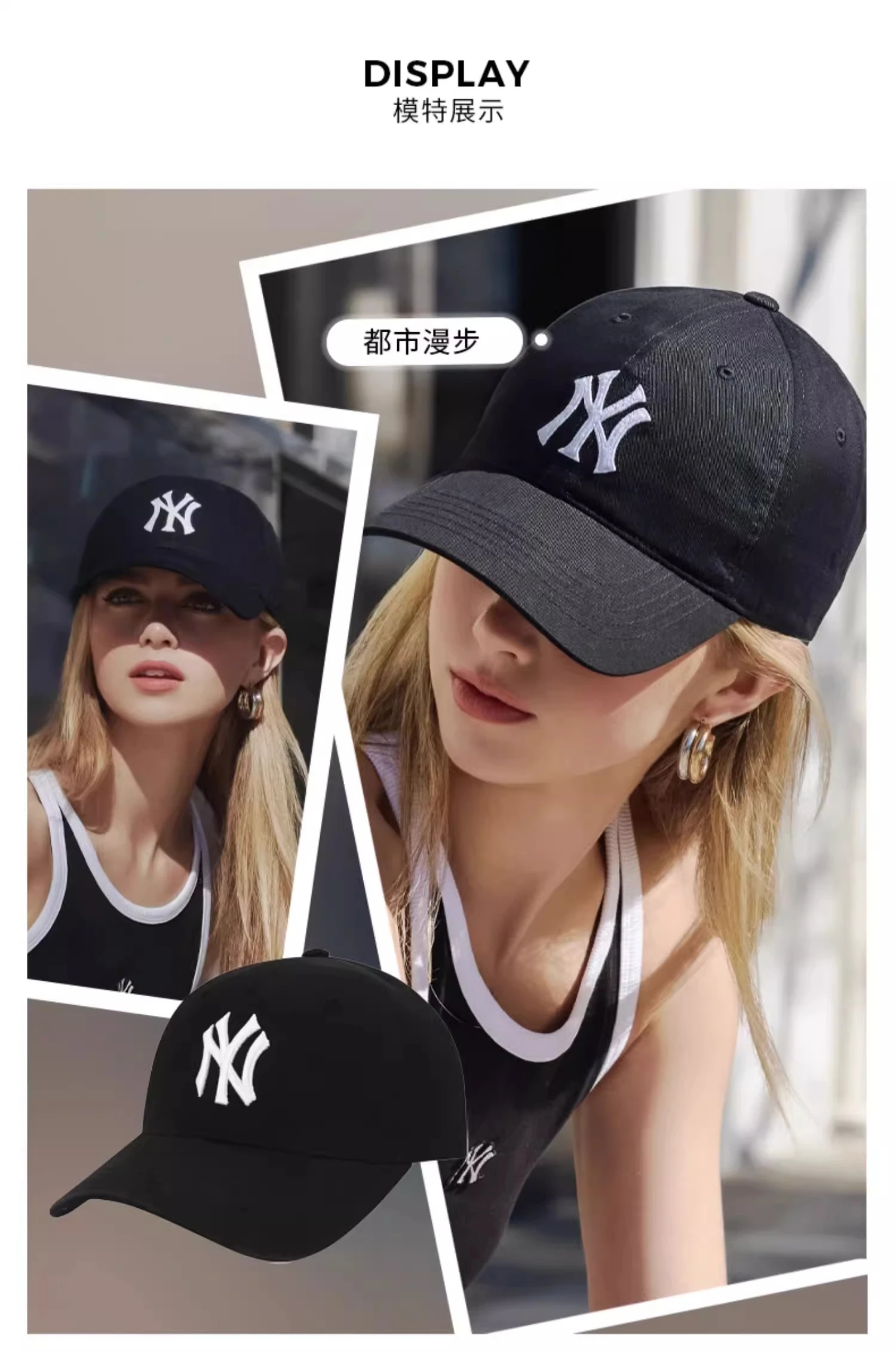 商品MLB|MLB官方张凌赫明星同款男女情侣遮阳棒球帽软顶CPB06,价格¥362,第1张图片