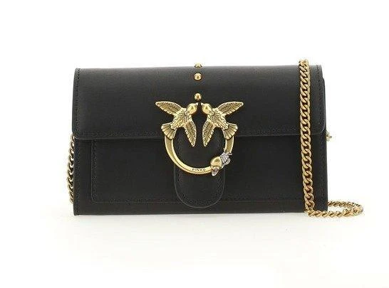 商品PINKO|Pinko Logo Plaque Chain-link Crossbody Bag,价格¥1368,第1张图片