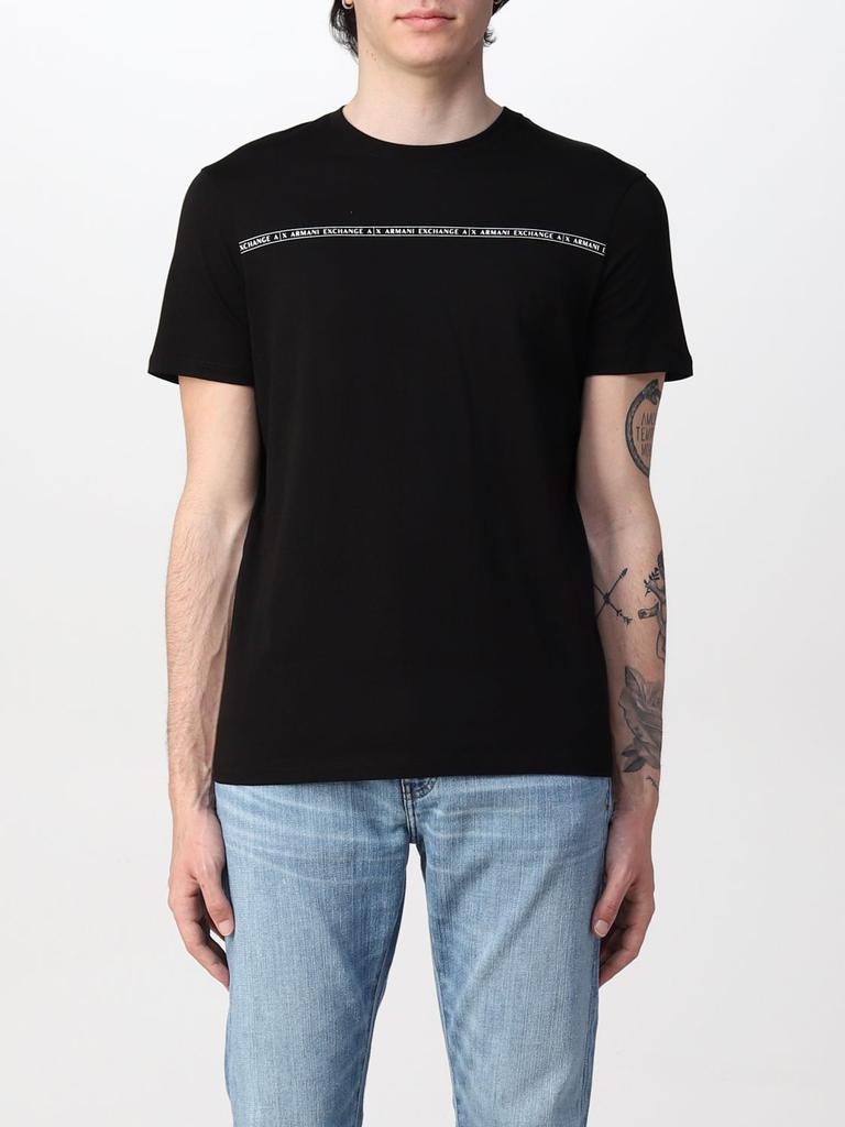 Armani Exchange cotton t-shirt with logo商品第1张图片规格展示