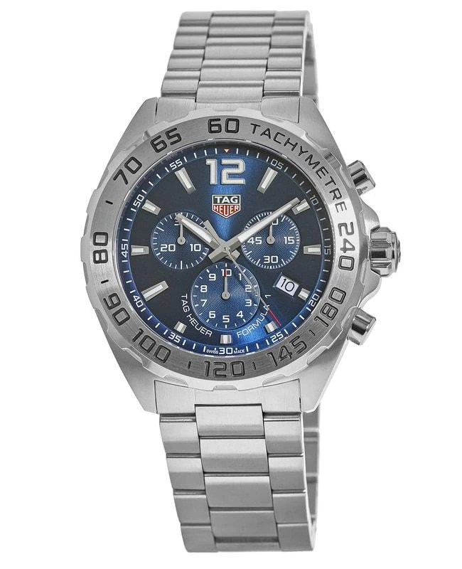 商品TAG Heuer|Tag Heuer Formula 1 Quartz Chronograph Blue Dial Stainless Steel Men's Watch CAZ101K.BA0842,价格¥11096,第1张图片