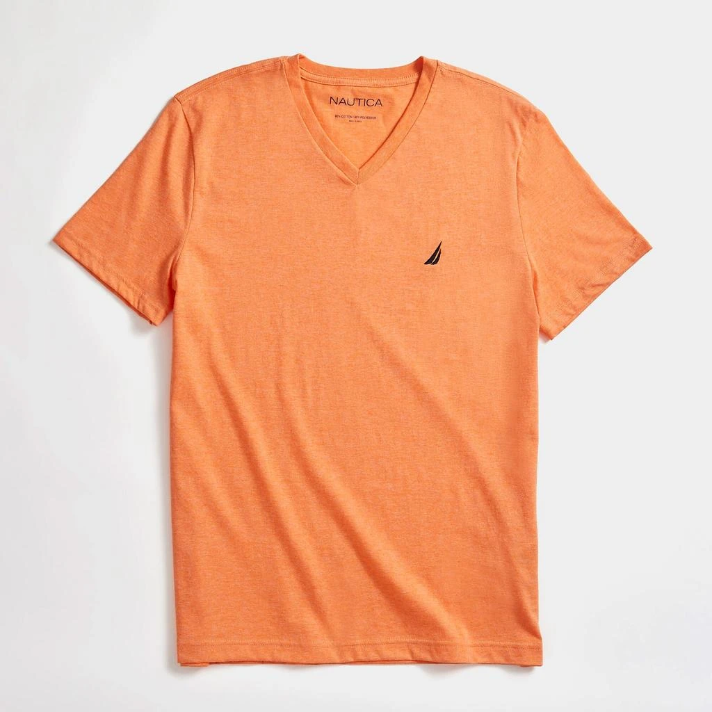 商品Nautica|Nautica Mens Heathered V-Neck T-Shirt,价格¥95,第2张图片详细描述