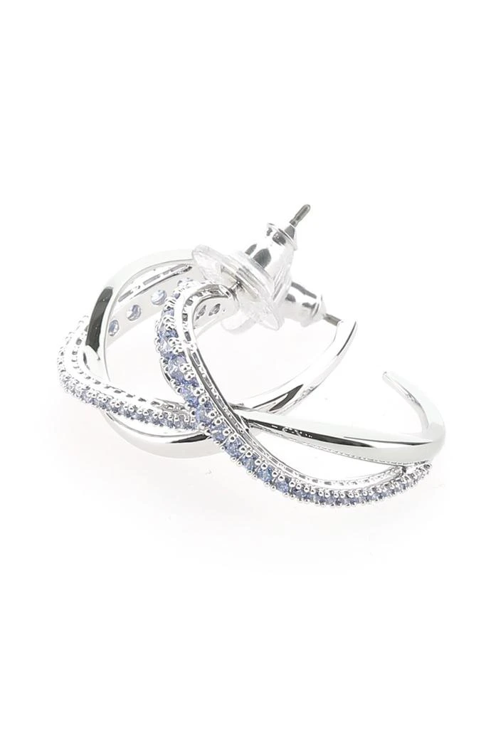 商品Swarovski|Swarovski Twist Hoop Pierced Earrings,价格¥616,第3张图片详细描述