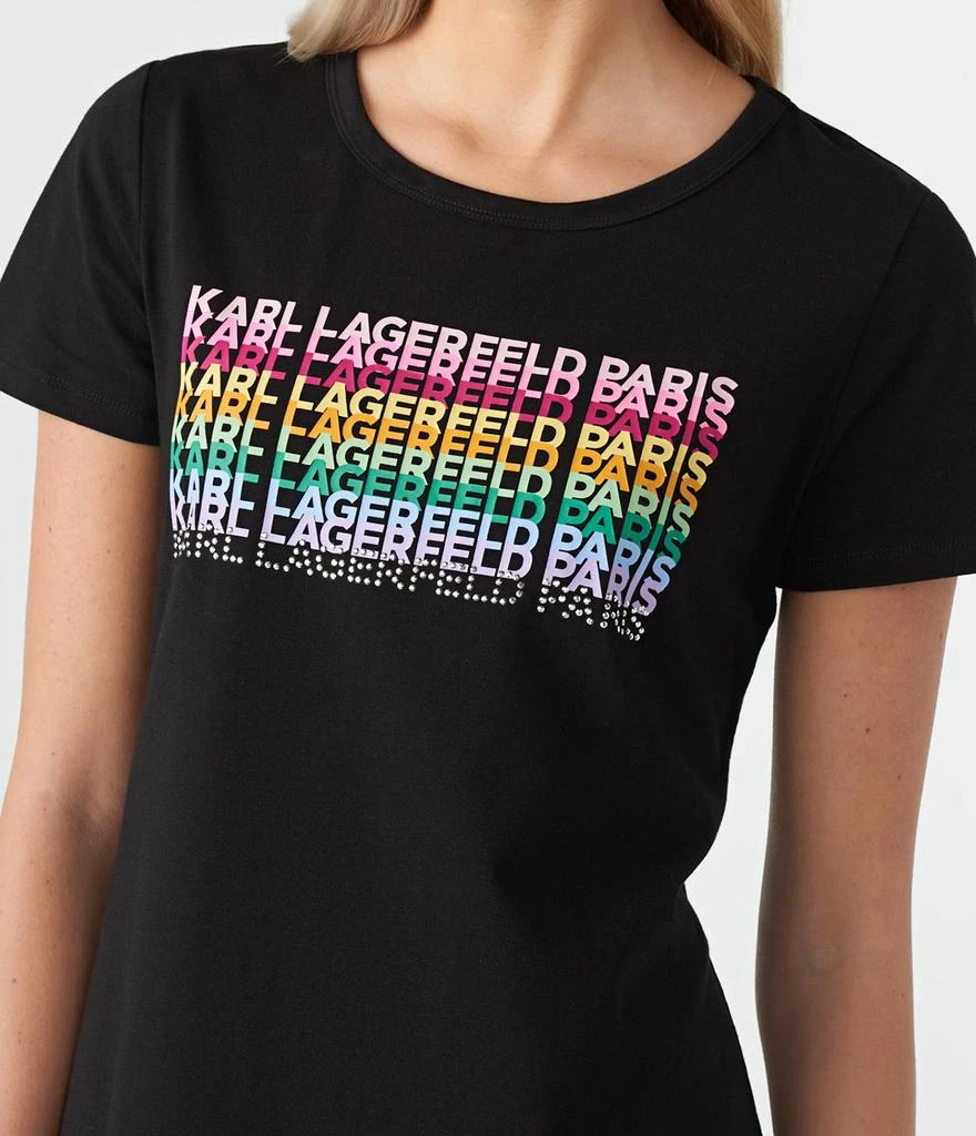 商品Karl Lagerfeld Paris|RAINBOW KARL T-SHIRT DRESS,价格¥267,第4张图片详细描述