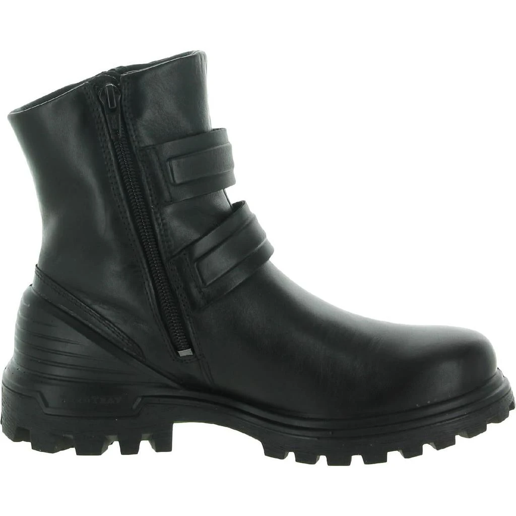 商品ECCO|ECCO Womens Tredtray Leather Lug Sole Motorcycle Boots,价格¥892,第3张图片详细描述