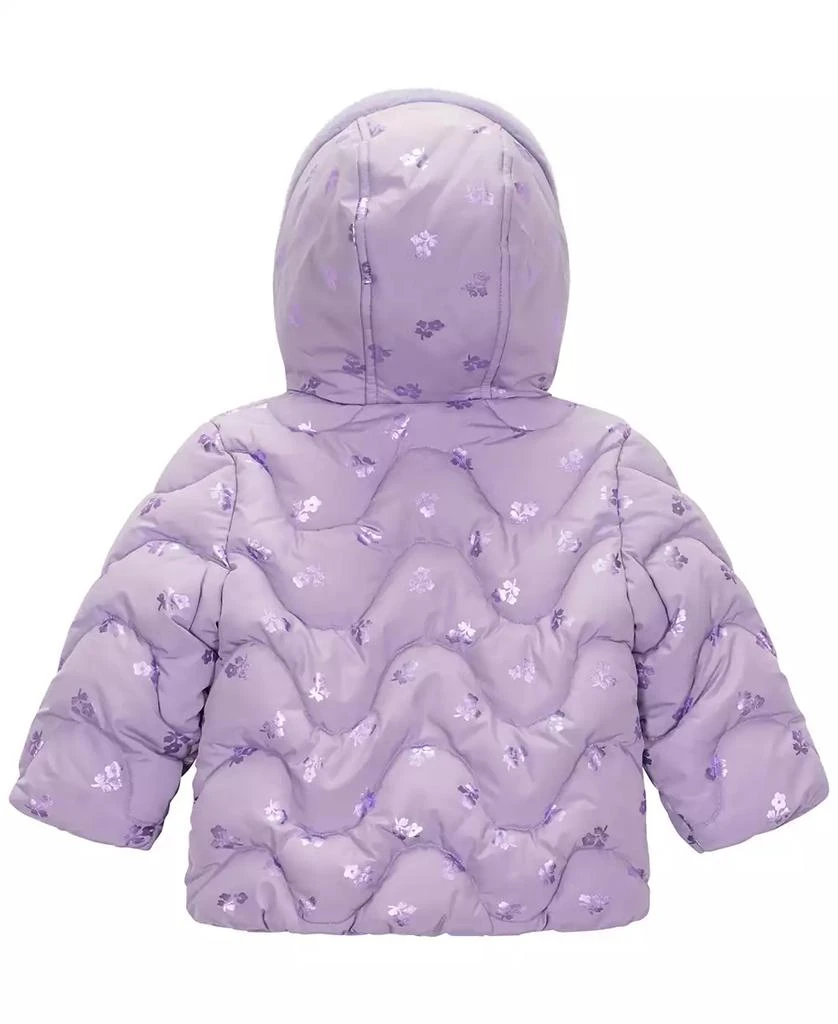 商品S Rothschild & CO|Baby Girls 2-Piece Print Wave Jacket and Mittens Set,价格¥228,第2张图片详细描述