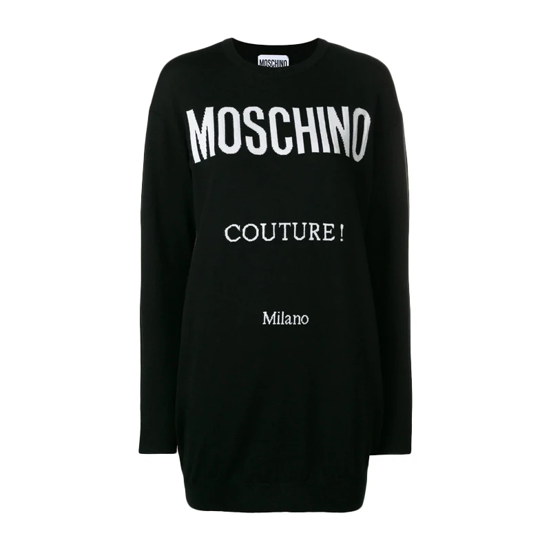 商品[国内直发] Moschino|Moschino 莫斯奇诺 女士黑色长袖卫衣 EJ0491-5500-1555,价格¥2015,第1张图片