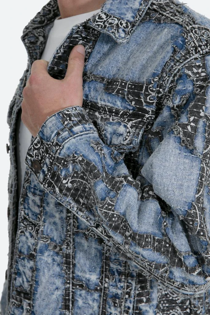 Boro Paisley Trucker Jacket - Blue/Black 商品