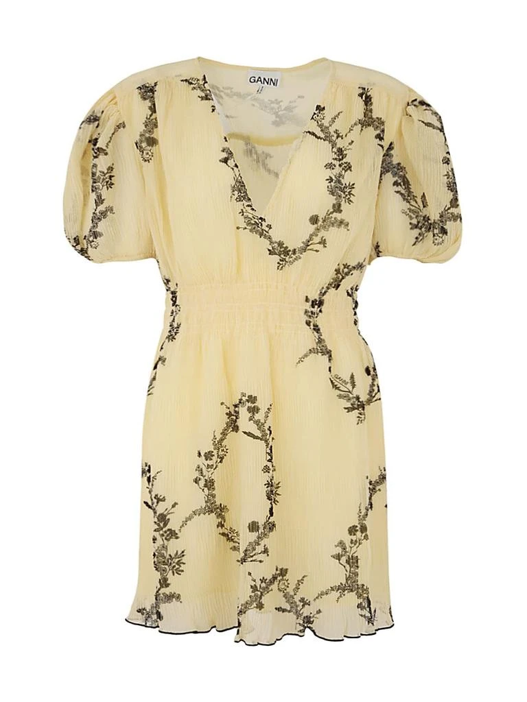 商品Ganni|Ganni Pleated Georgette Blouse,价格¥1945,第1张图片
