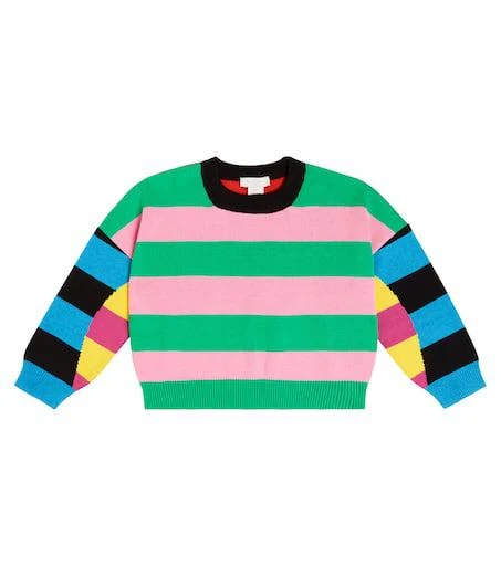 商品Stella McCartney|条纹棉质与羊毛毛衣,价格¥1133,第1张图片