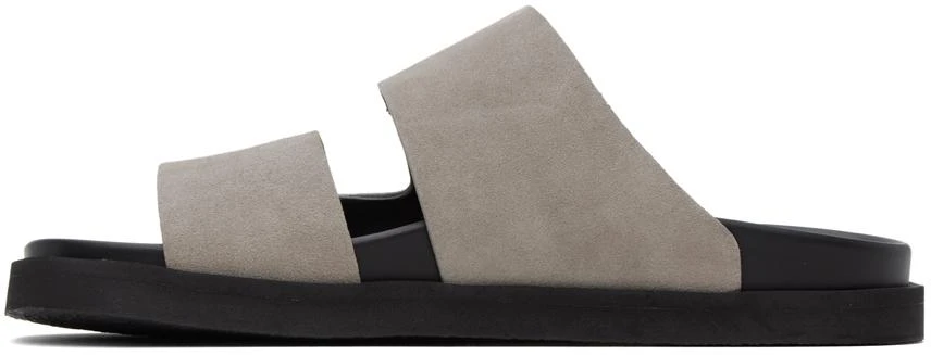 商品Emporio Armani|Taupe Velcro Sandals,价格¥2438,第3张图片详细描述