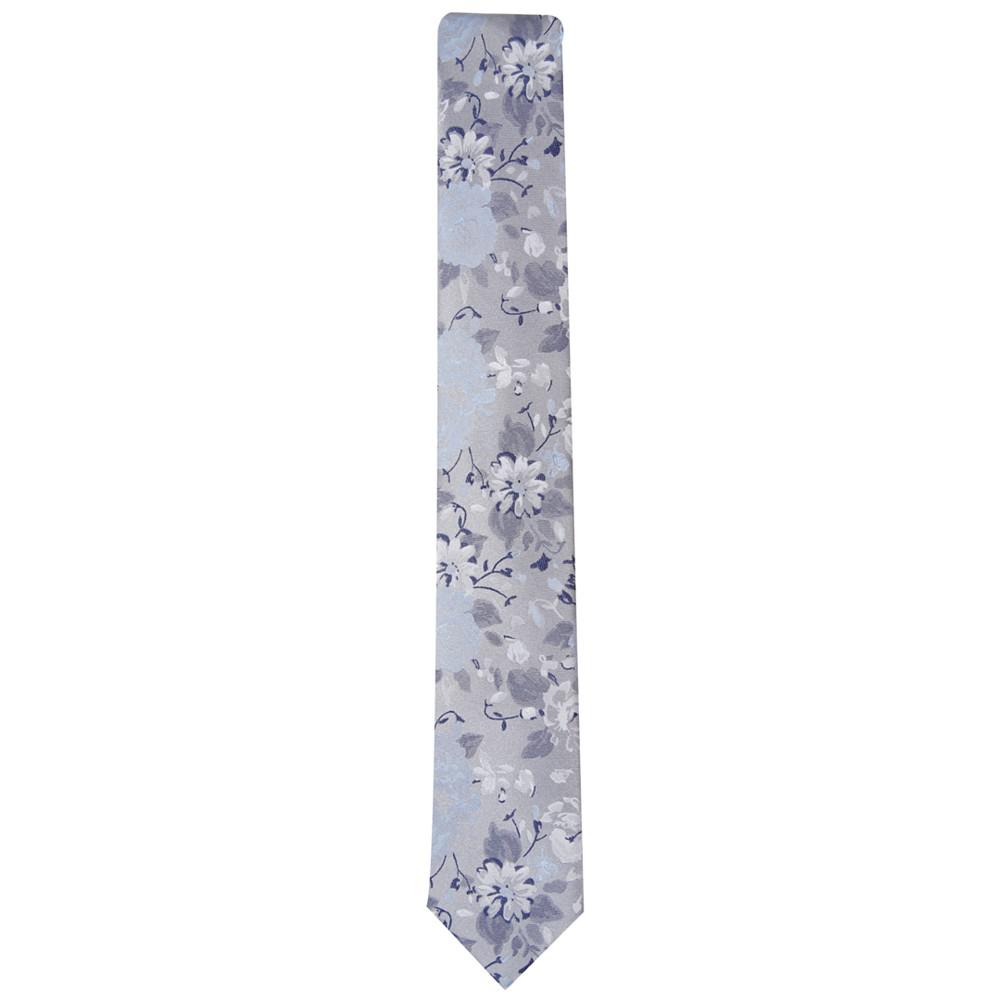 Men's Hilton Floral Skinny Tie, Created for Macy's商品第2张图片规格展示