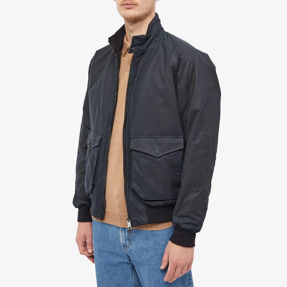 商品Baracuta|Baracuta G9 Waxed Harrington Jacket,价格¥2345,第2张图片详细描述