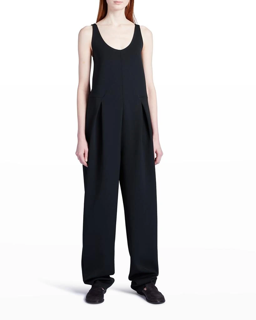 商品The Row|Gage Straight-Leg Pleated Jumpsuit,价格¥4579,第3张图片详细描述