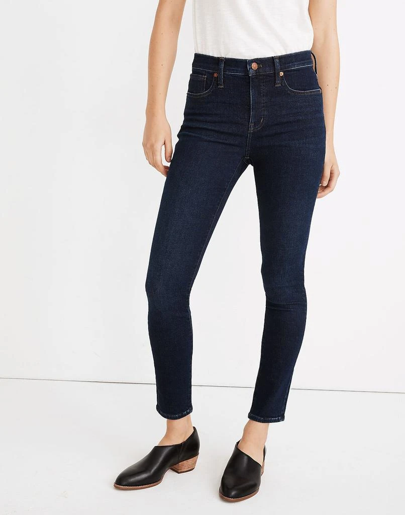 商品9" Mid-Rise Skinny Jeans in Orland Wash: TENCEL|Denim Edition,价格¥596,第4张图片详细描述