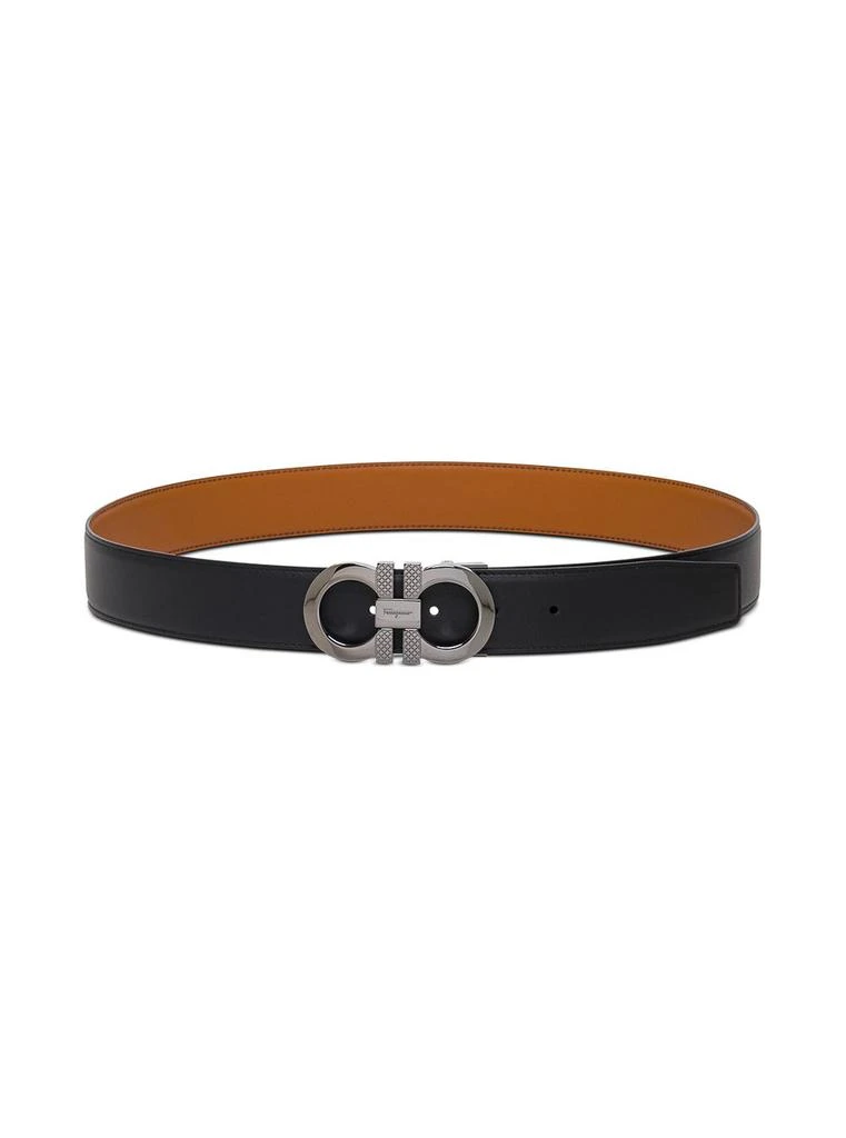商品Salvatore Ferragamo|Ferragamo Reversible Gancini Buckle Belt,价格¥2983,第1张图片