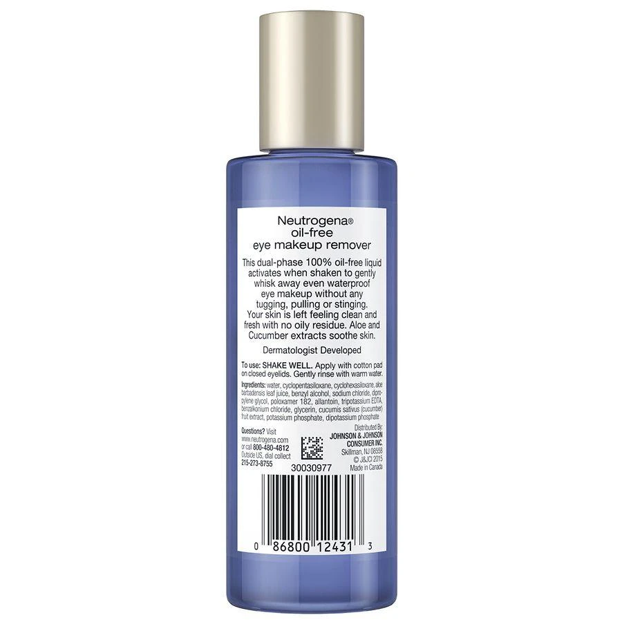 商品Neutrogena|Gentle Oil-Free Eye Makeup Remover, Sensitive Eyes,价格¥56,第4张图片详细描述