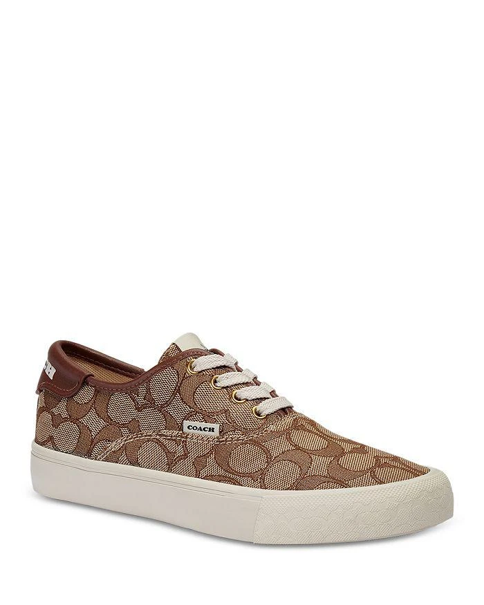商品Coach|Women's Citysole Logo Canvas Skate Sneakers,价格¥710,第1张图片