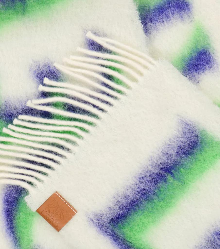 商品Loewe|Intarsia wool-blend scarf,价格¥3719,第6张图片详细描述