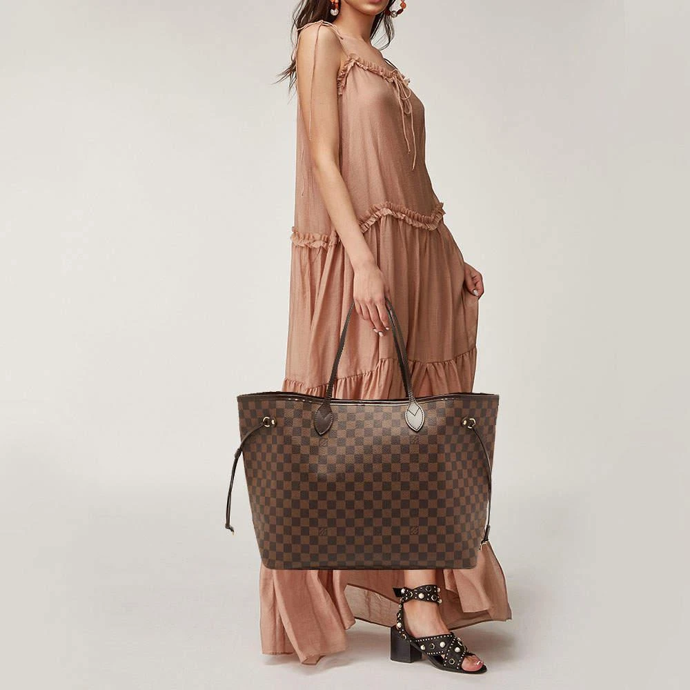 商品[二手商品] Louis Vuitton|Louis Vuitton Damier Ebene Canvas Neverfull GM Bag,价格¥10373,第2张图片详细描述