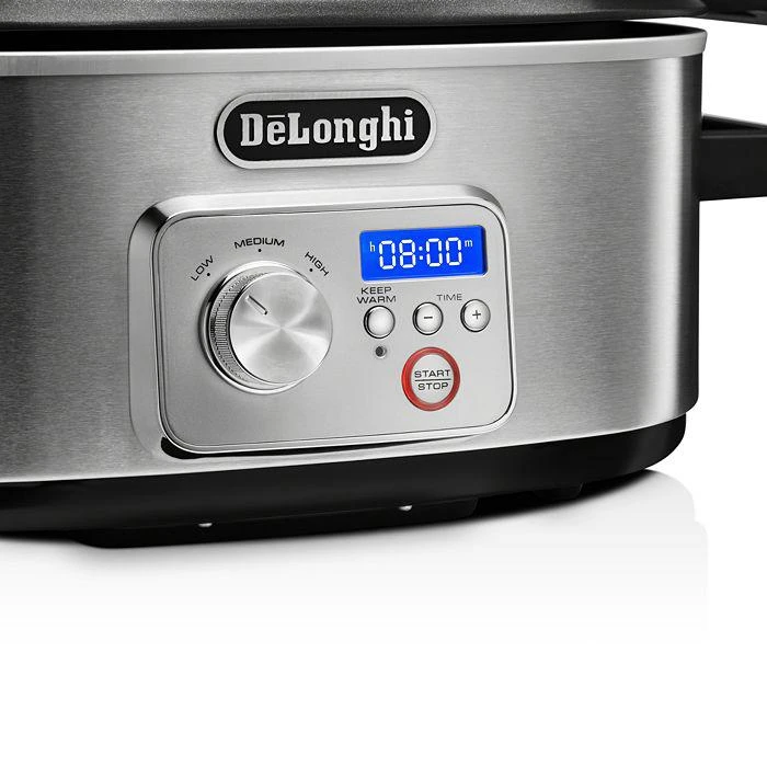 商品De'Longhi|Livenza Programmable Slow Cooker With Stovetop Safe Pot,价格¥1116,第5张图片详细描述