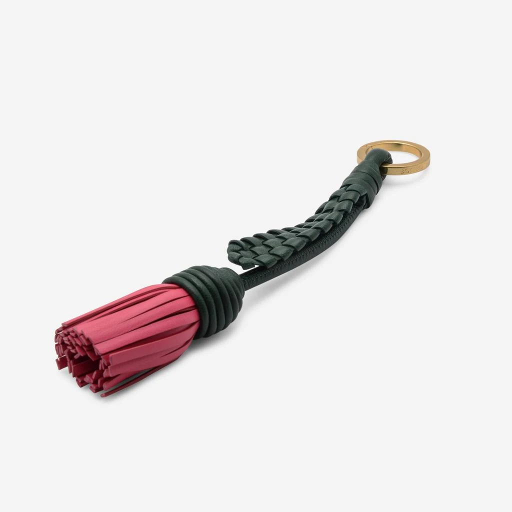 商品Bottega Veneta|Bottega Veneta Pink And Green Leather Flower Key Chain 639721-V03H0-6613,价格¥1284,第2张图片详细描述