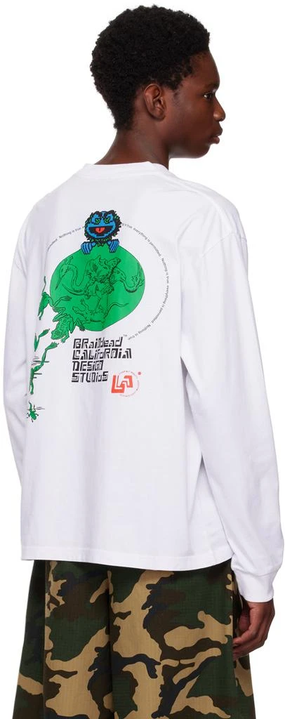 商品Brain Dead|White Permit Everything Long Sleeve T-Shirt,价格¥246,第3张图片详细描述