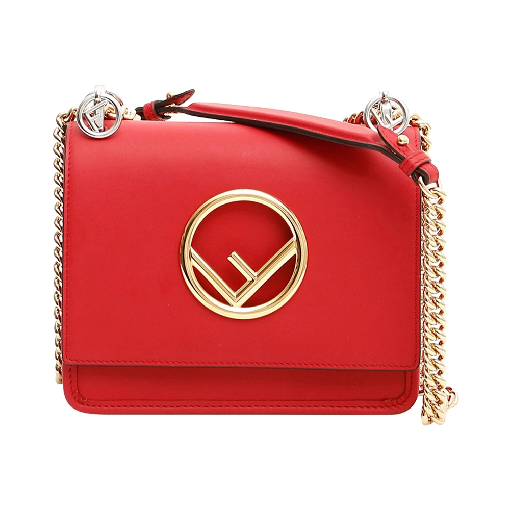 商品[国内直发] Fendi|Fendi 芬迪 女士红色小牛皮单肩包 8BT286-A3QX-F0MVV,价格¥9773,第1张图片