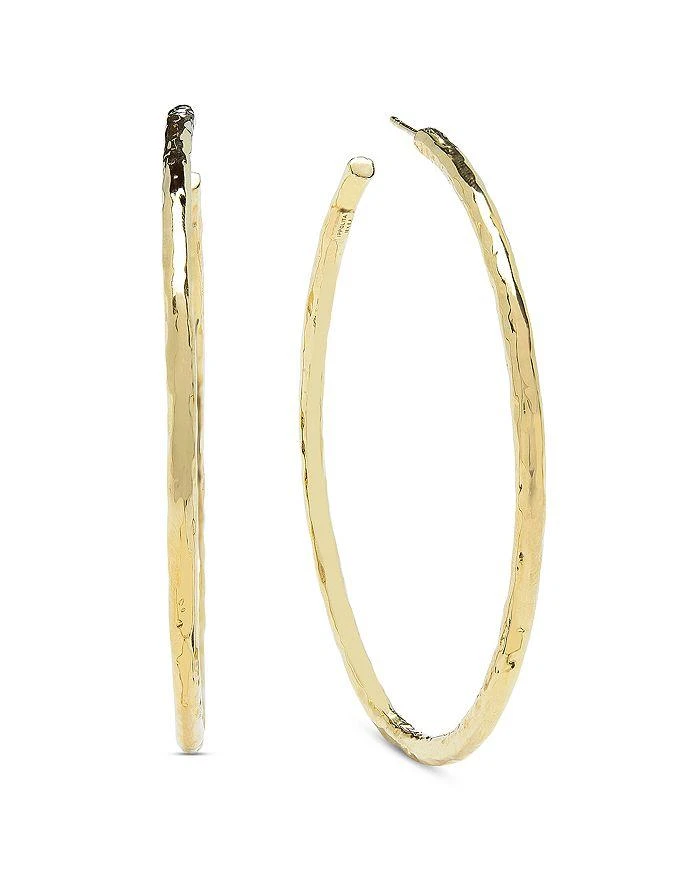 商品Ippolita|18K Yellow Gold Classico Hammered Extra Large Hoop Earrings,价格¥18870,第1张图片详细描述