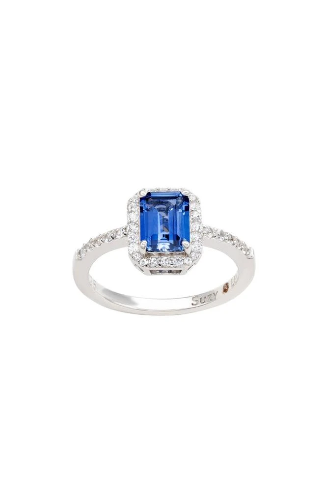 商品Suzy Levian|Emerald Cut Sapphire Ring,价格¥1565,第5张图片详细描述