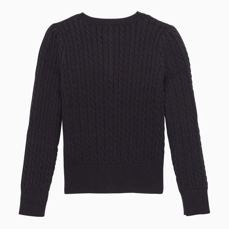 商品Ralph Lauren|Navy blue cotton cable-knit cardigan,价格¥665,第2张图片详细描述