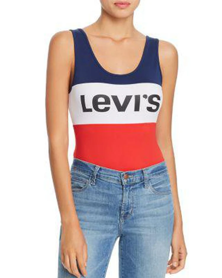 商品Levi's|Color-Blocked Logo Bodysuit,价格¥294,第1张图片