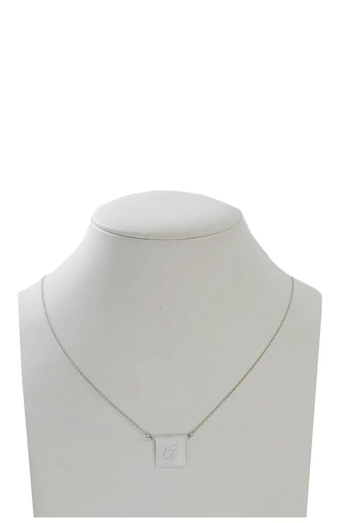 商品Savvy Cie Jewels|Sterling Silver Initial Pendant Necklace,价格¥265,第2张图片详细描述