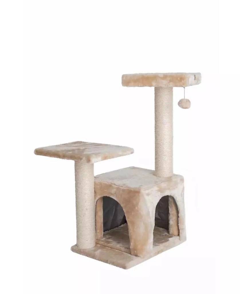 商品Macy's|32" Classic Real Wood Cat Tree,价格¥747,第1张图片