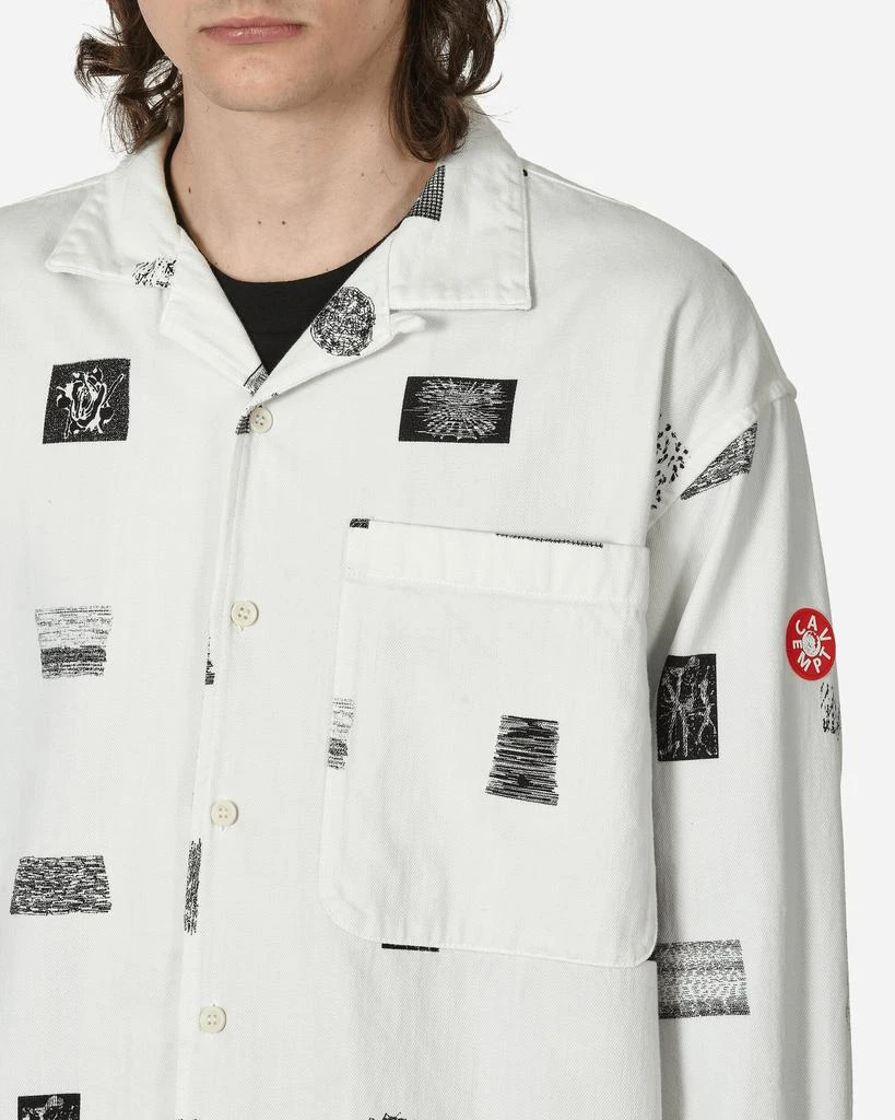 商品Cav Empt|Overdye FK Sheets Open Shirt White,价格¥1222,第5张图片详细描述