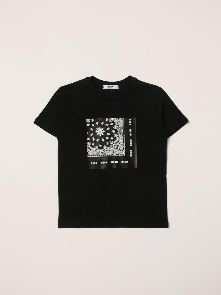 Msgm Kids t-shirt in cotton with print商品第1张图片规格展示