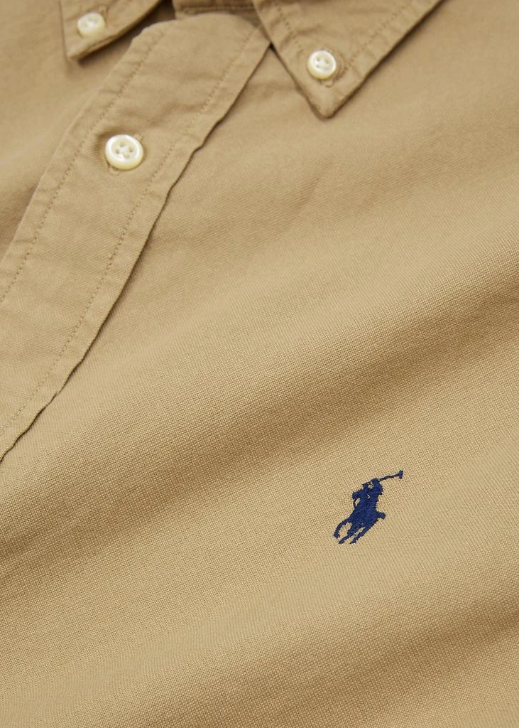 商品Ralph Lauren|Camel cotton Oxford shirt,价格¥510,第5张图片详细描述