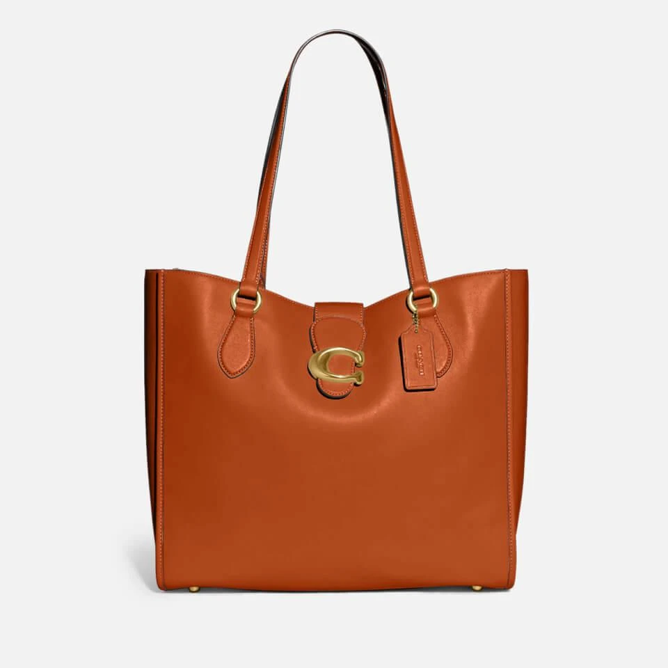 商品Coach|Coach Women's Soft Calf Theo Tote Bag - Canyon,价格¥2932,第1张图片