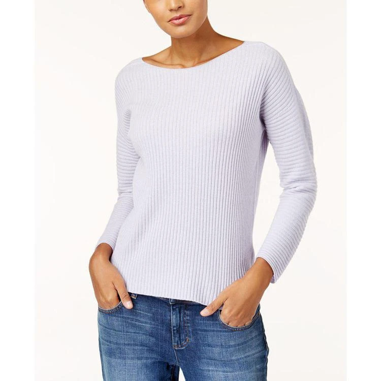 商品Eileen Fisher|Cashmere Boat-Neck Ribbed Sweater,价格¥1415,第1张图片