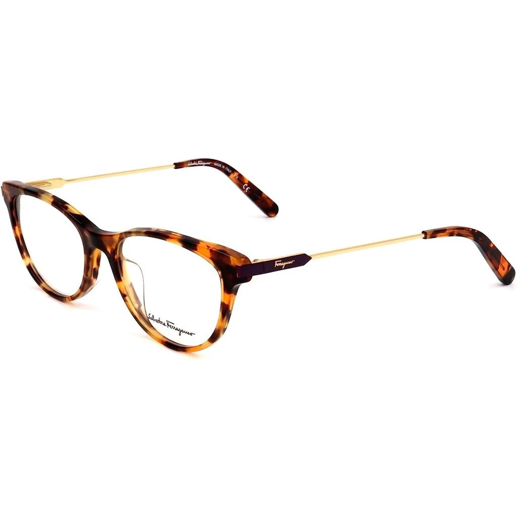 商品Salvatore Ferragamo|Salvatore Ferragamo Women's Eyeglasses - Rust Havana | SALVATORE FERRAGAMO2852 638,价格¥477,第1张图片