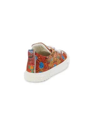 商品Giuseppe Zanotti|Mixed-Print Sneakers,价格¥1502,第3张图片详细描述